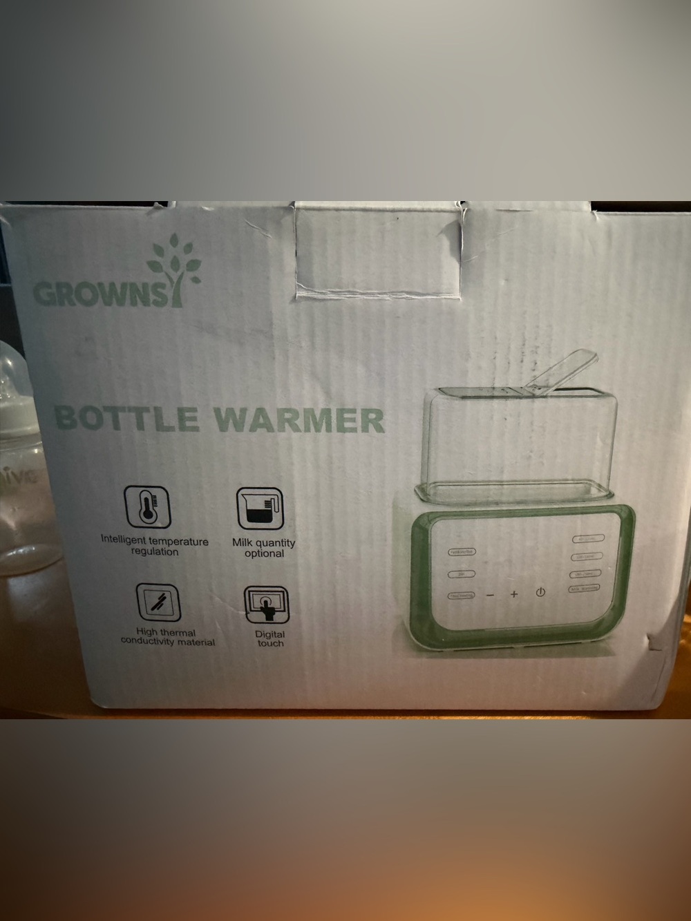 Grownsy Electric Bottle Warmer - brand new